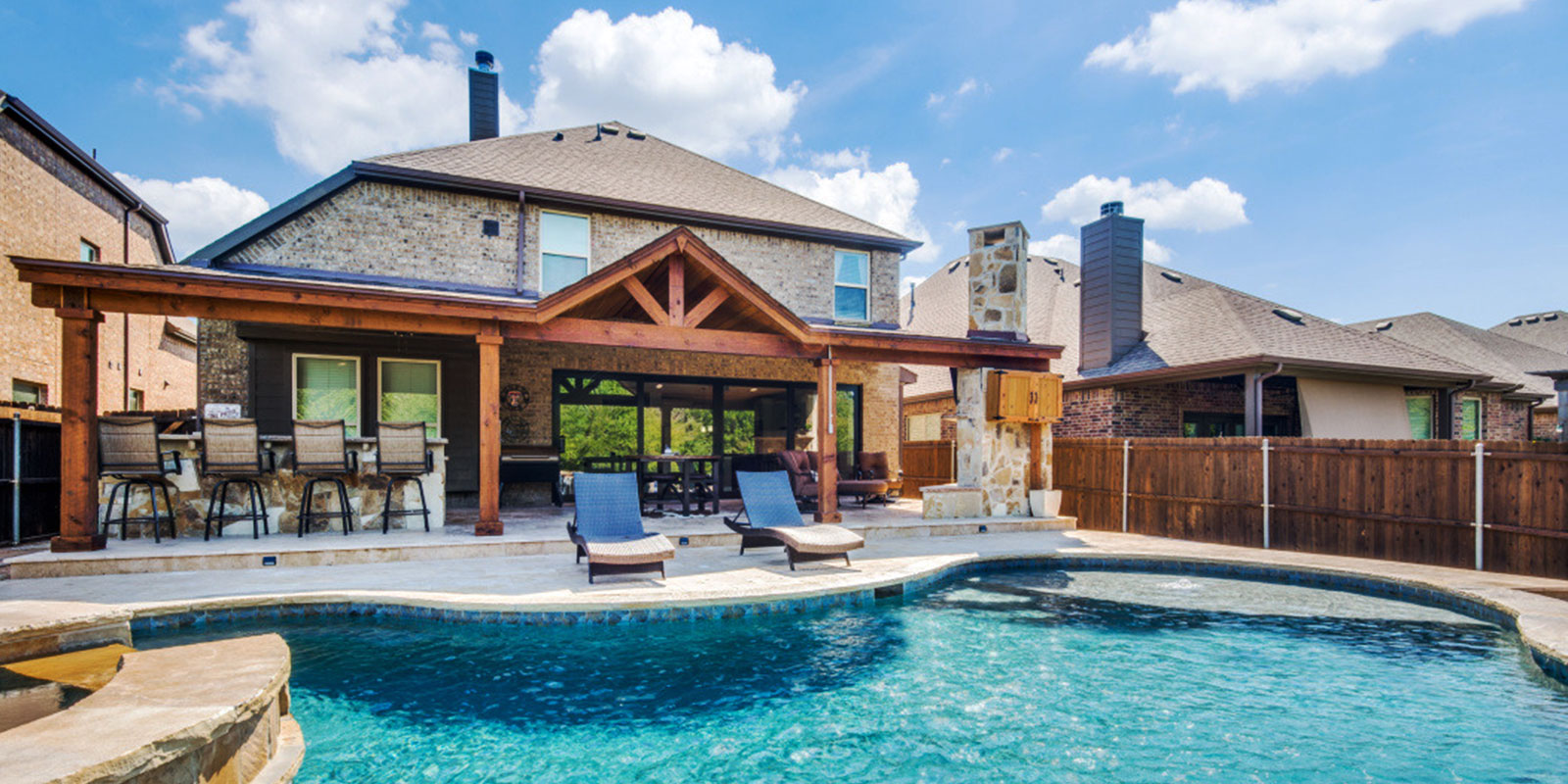Custom pool and patio