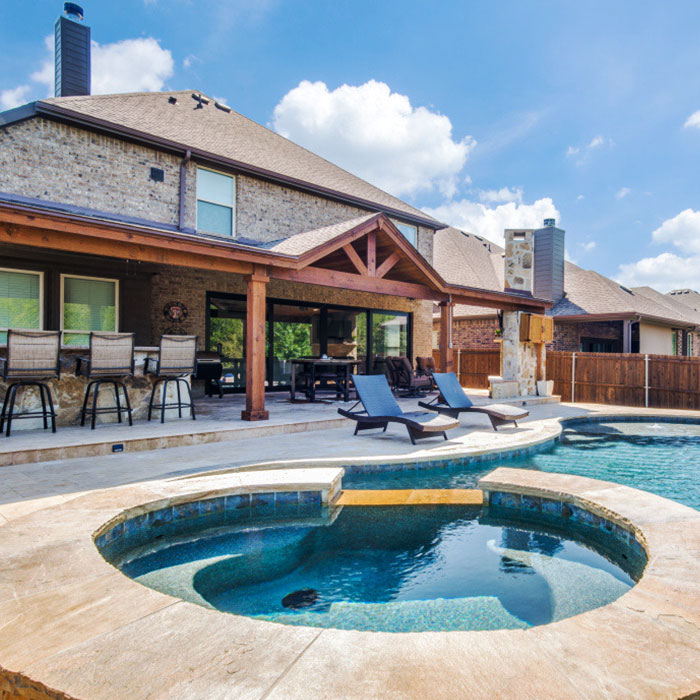 Custom pool design Lakewood Texas